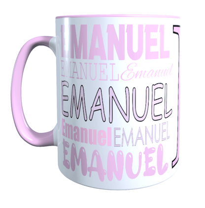 Personalisierte Keramik Tasse mit deinem Namen_0011T - Herz Jesu