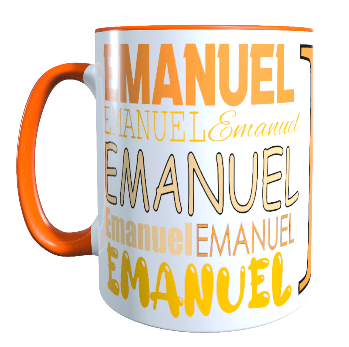 Personalisierte Keramik Tasse mit deinem Namen_0011T - Herz Jesu
