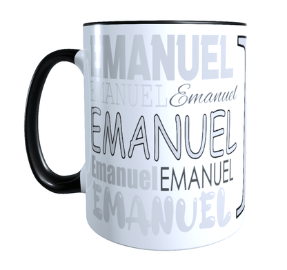 Personalisierte Keramik Tasse mit deinem Namen_0011T - Herz Jesu
