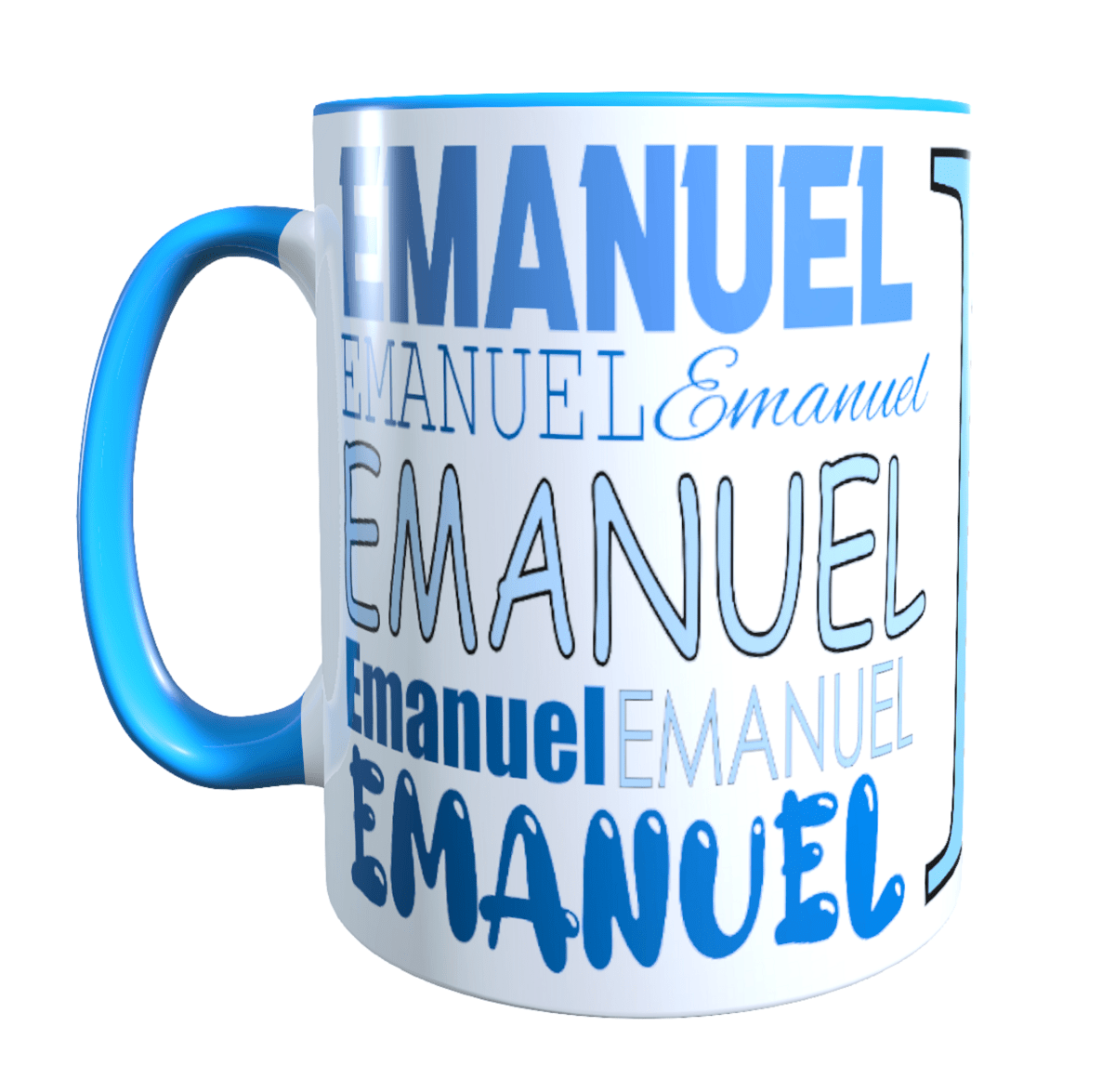 Personalisierte Keramik Tasse mit deinem Namen_0011T - Herz Jesu