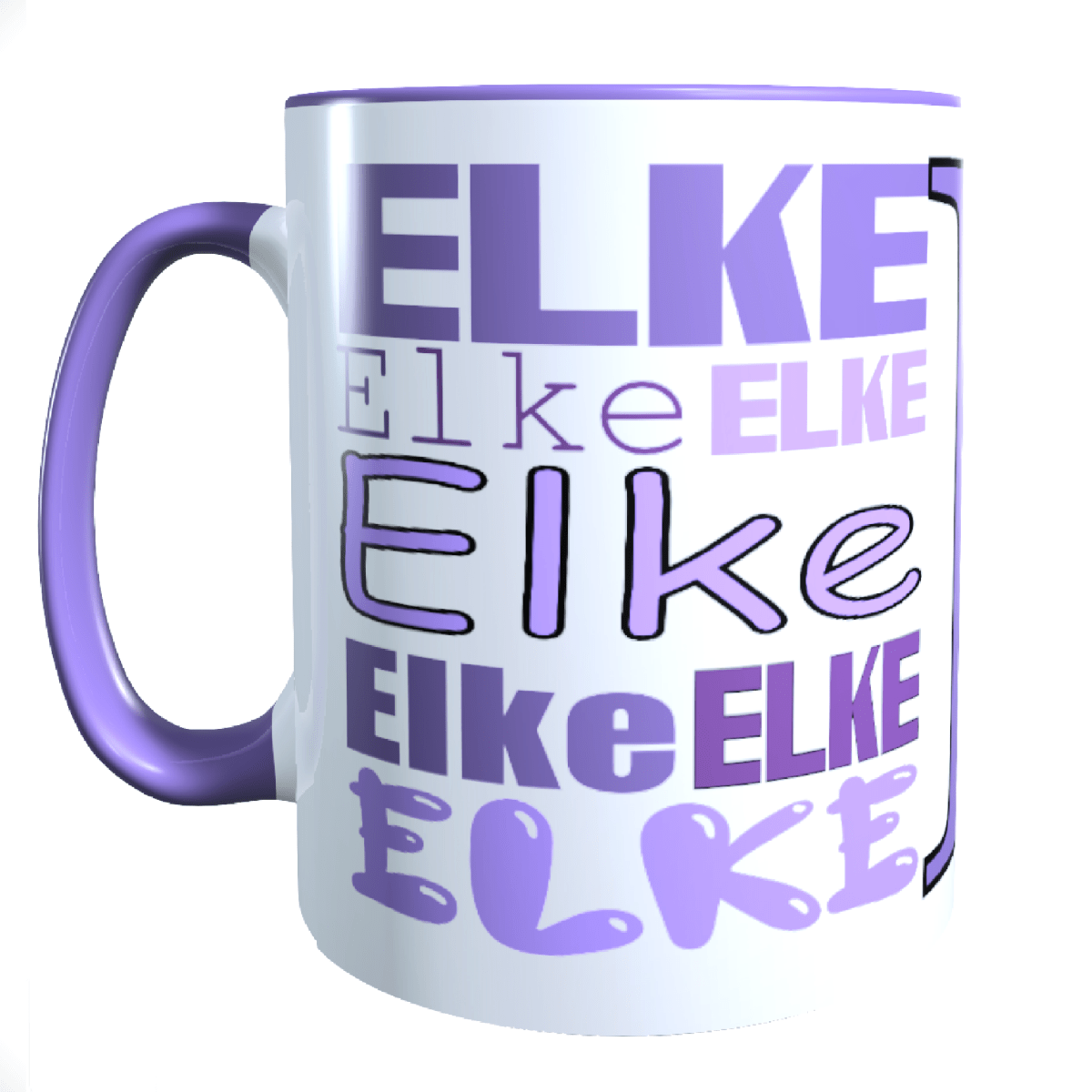 Personalisierte Keramik Tasse mit deinem Namen_0011T - Herz Jesu