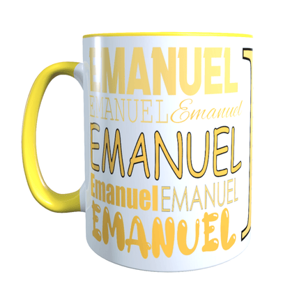 Personalisierte Keramik Tasse mit deinem Namen_0011T - Herz Jesu