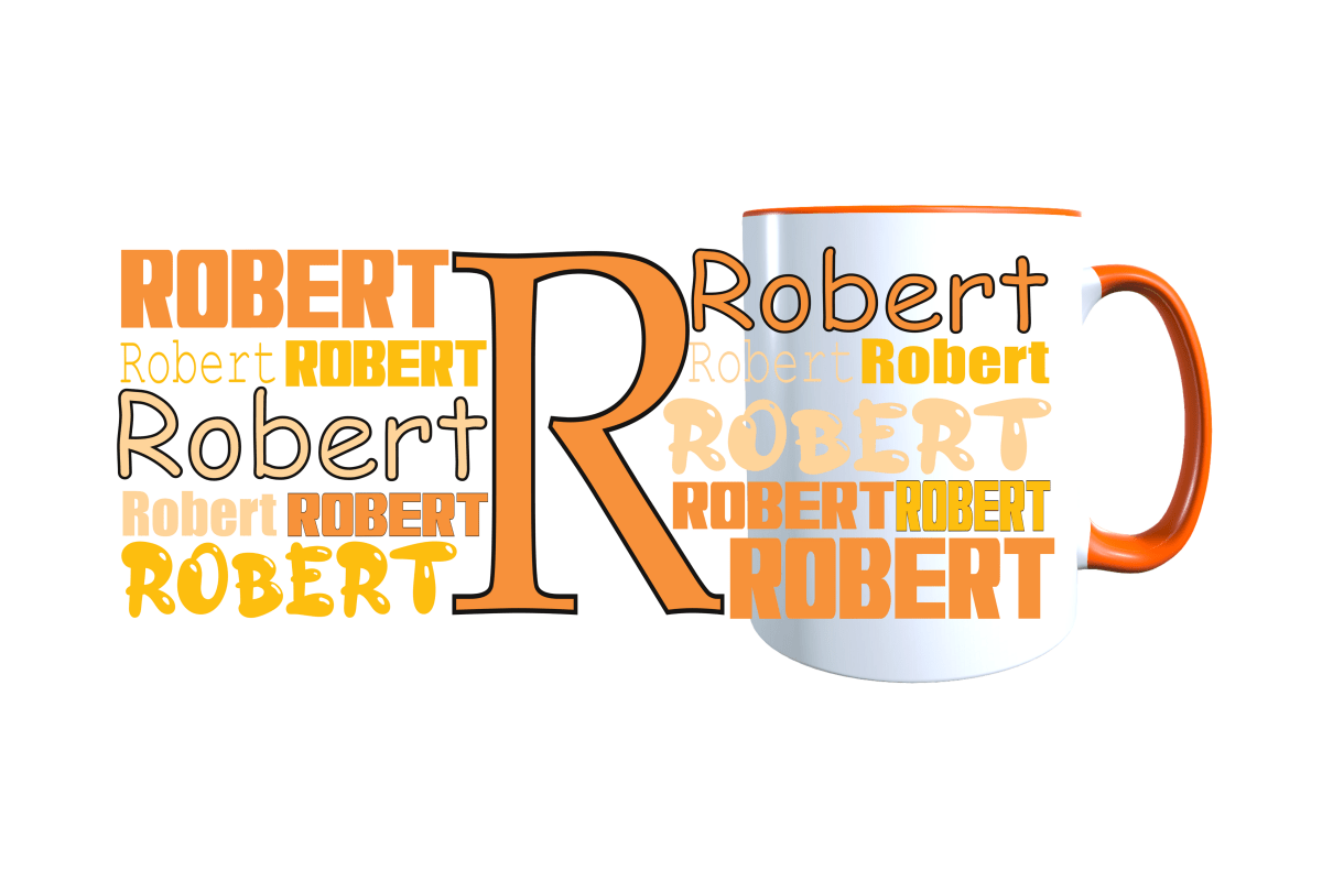 Personalisierte Keramik Tasse mit deinem Namen_0011T - Herz Jesu