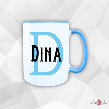 Personalisierte Keramik Tasse mit deinem Namen_0012T - Herz Jesu