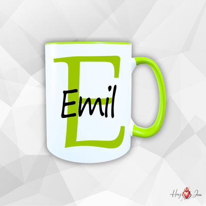 Personalisierte Keramik Tasse mit deinem Namen_0013T - Herz Jesu