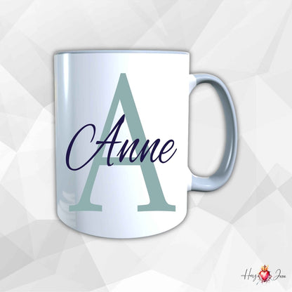 Personalisierte Keramik Tasse mit deinem Namen_0017T - Herz Jesu
