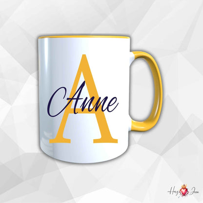 Personalisierte Keramik Tasse mit deinem Namen_0017T - Herz Jesu