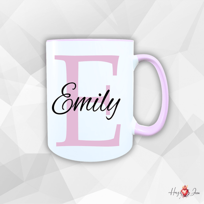 Personalisierte Keramik Tasse mit deinem Namen_0017T - Herz Jesu