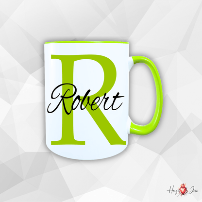 Personalisierte Keramik Tasse mit deinem Namen_0017T - Herz Jesu