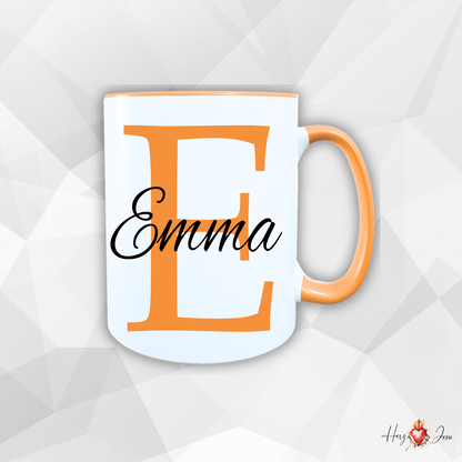 Personalisierte Keramik Tasse mit deinem Namen_0017T - Herz Jesu