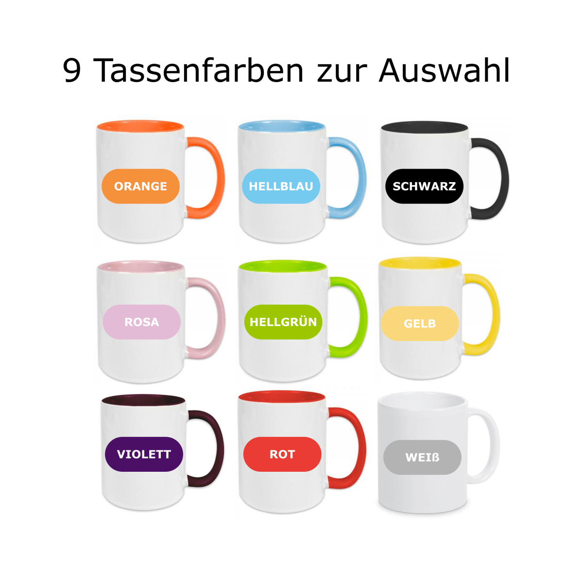 Personalisierte Keramik Tasse mit deinem Namen_0018T - Herz Jesu