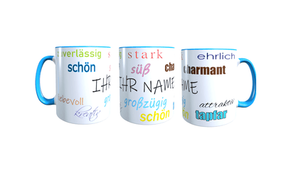 Personalisierte Keramik Tasse mit deinem Namen_0018T - Herz Jesu