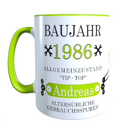 Personalisierte Keramik Tasse mit deinem Namen_0021T - Herz Jesu