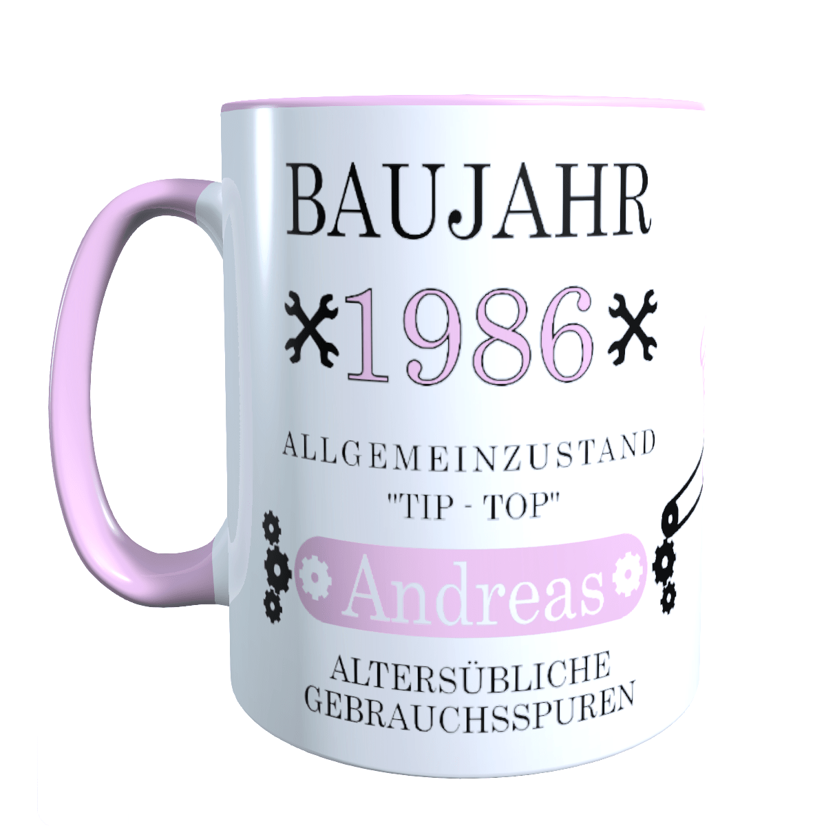 Personalisierte Keramik Tasse mit deinem Namen_0021T - Herz Jesu