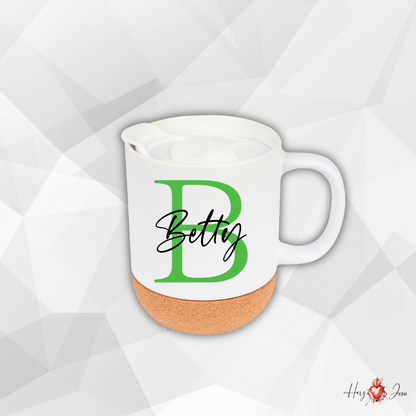 Personalisierte Keramik Tasse mit deinem Namen_0045T - Herz Jesu