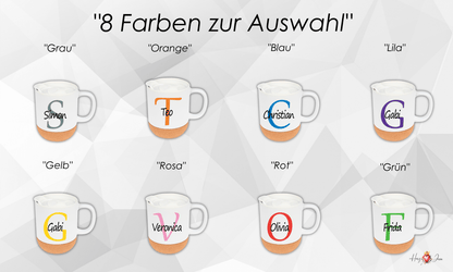 Personalisierte Keramik Tasse mit deinem Namen_0071T - Herz Jesu
