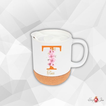 Personalisierte Keramik Tasse mit deinem Namen_0077T - Herz Jesu