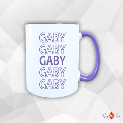 Personalisierte Keramik Tasse mit deinem Namen_0082T - Herz Jesu