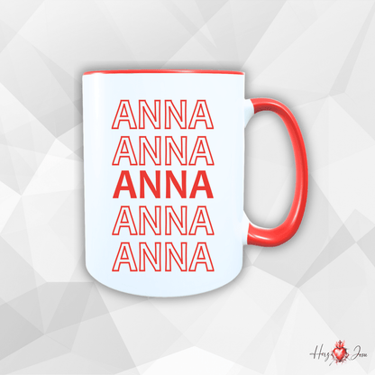 Personalisierte Keramik Tasse mit deinem Namen_0082T - Herz Jesu