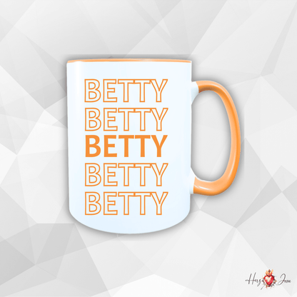 Personalisierte Keramik Tasse mit deinem Namen_0082T - Herz Jesu