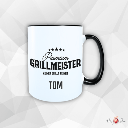 Personalisierte Keramik Tasse mit deinem Namen Outdoor Camping_0081T - Herz Jesu