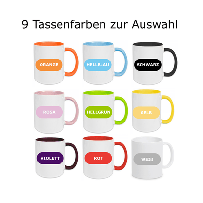 Personalisierte Keramik Weihnachtstasse mit deinem Namen_0069T - Herz Jesu