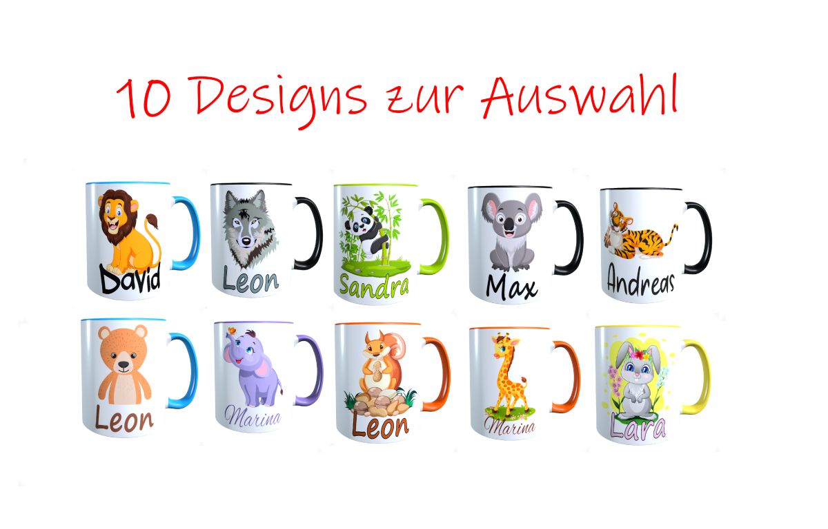 Personalisierte Kindertasse Kindermotiv Geschenkidee Kaffeetasse_0044T - Herz Jesu