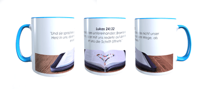 Personalisierte Tasse Bibelzitaten Gott Bibel Jesus Pfingsten Geschenkidee_0015T - Herz Jesu