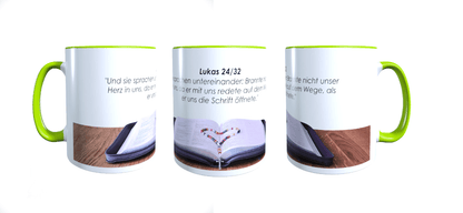 Personalisierte Tasse Bibelzitaten Gott Bibel Jesus Pfingsten Geschenkidee_0015T - Herz Jesu