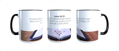 Personalisierte Tasse Bibelzitaten Gott Bibel Jesus Pfingsten Geschenkidee_0015T - Herz Jesu