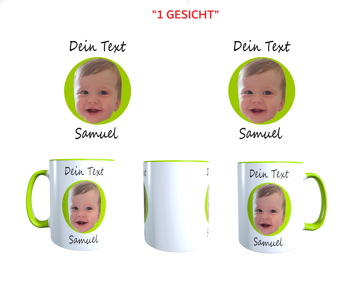 Personalisierte Tasse mit Bild Geschenkidee Kaffee Fotogeschenke_0005T - Herz Jesu