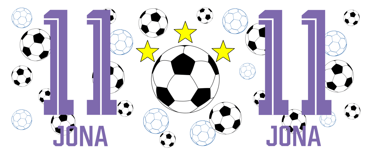 Personalisierte Tasse mit Namen Fußball Kaffeetasse Geburtstag_0025T - Herz Jesu