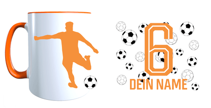 Personalisierte Tasse mit Namen Fußball Kaffeetasse Geburtstag_0028T - Herz Jesu