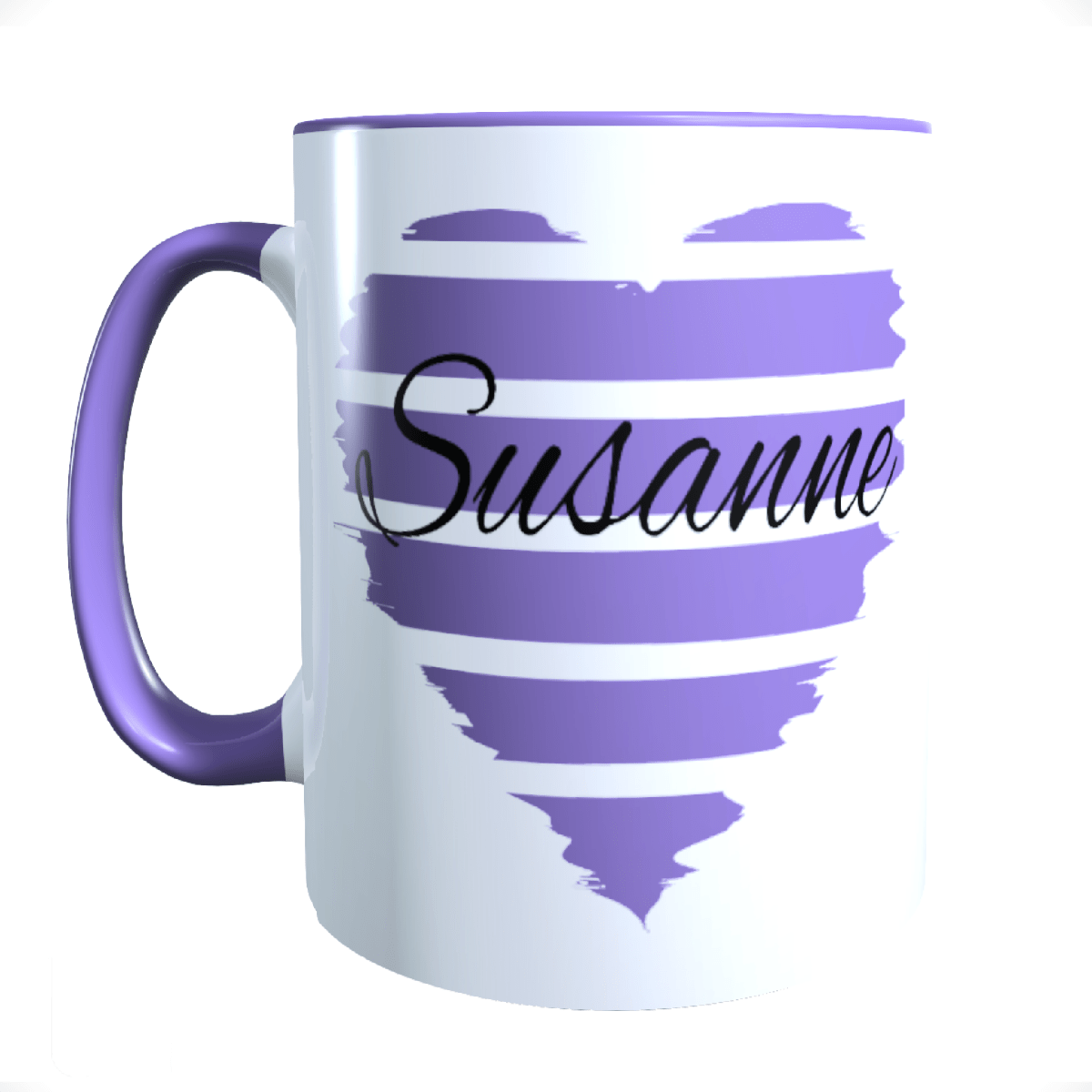 Personalisierte Tasse mit Namen Herz_0026T - Herz Jesu