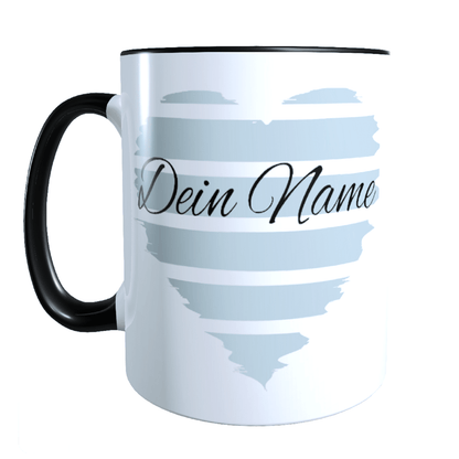 Personalisierte Tasse mit Namen Herz_0026T - Herz Jesu