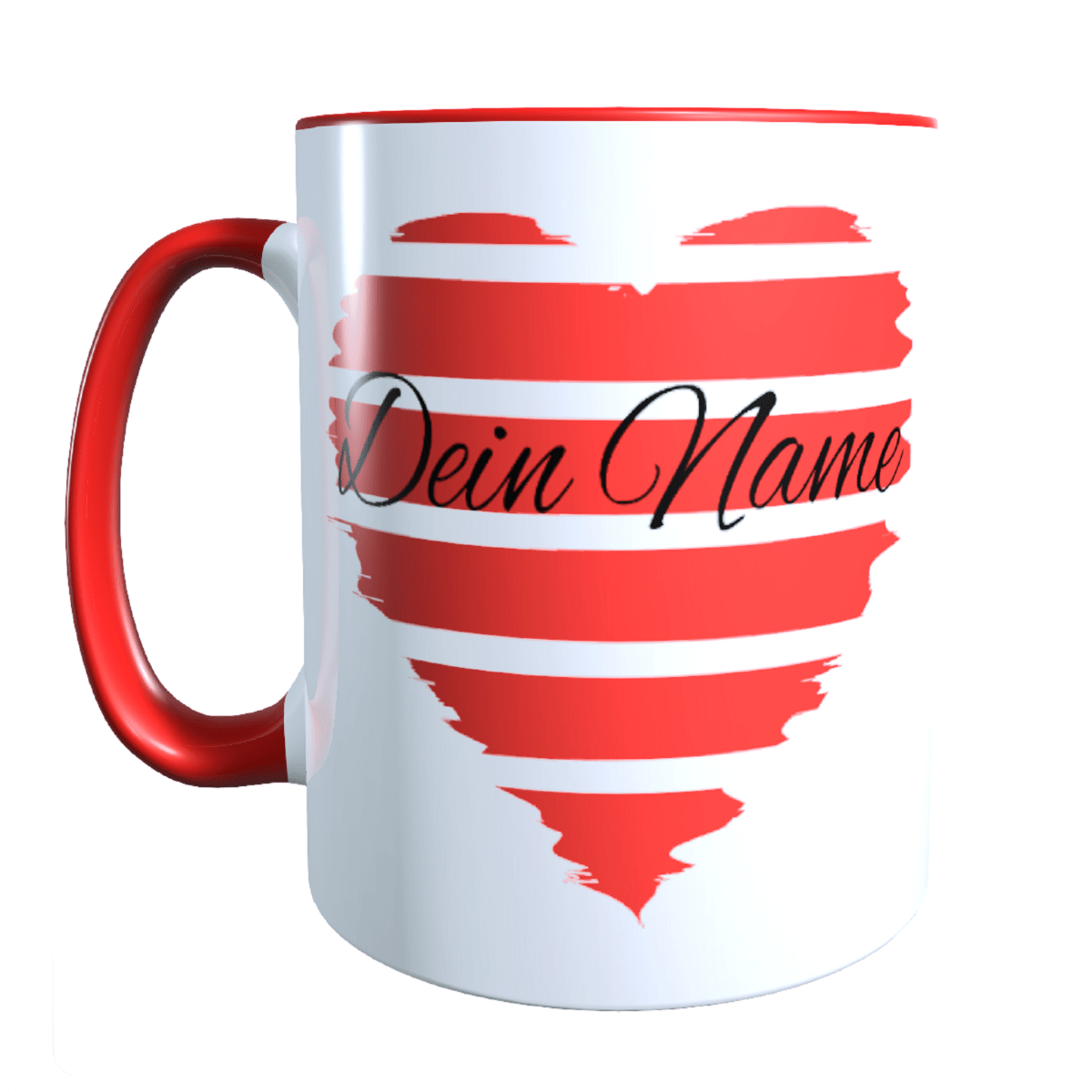 Personalisierte Tasse mit Namen Herz_0026T - Herz Jesu