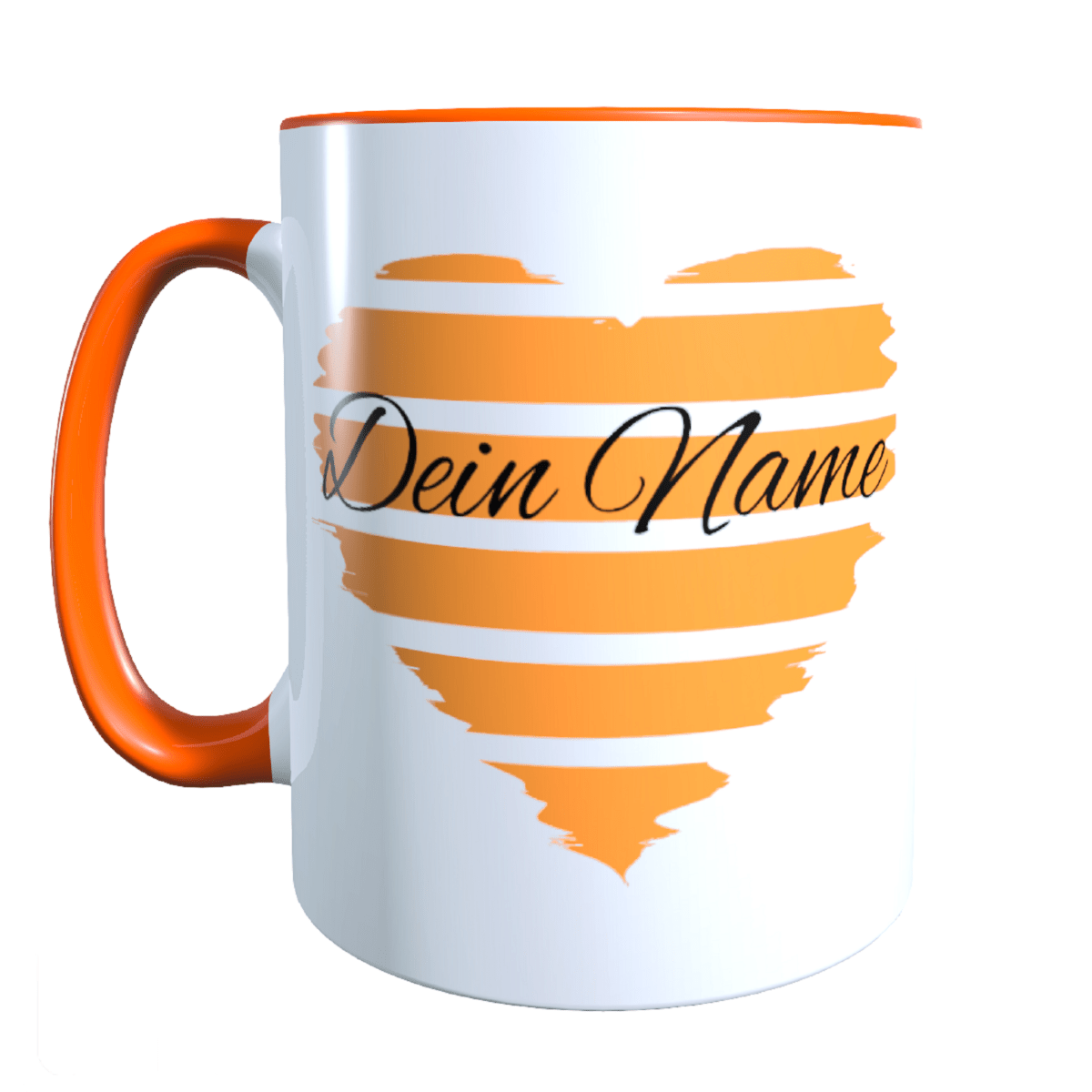 Personalisierte Tasse mit Namen Herz_0026T - Herz Jesu
