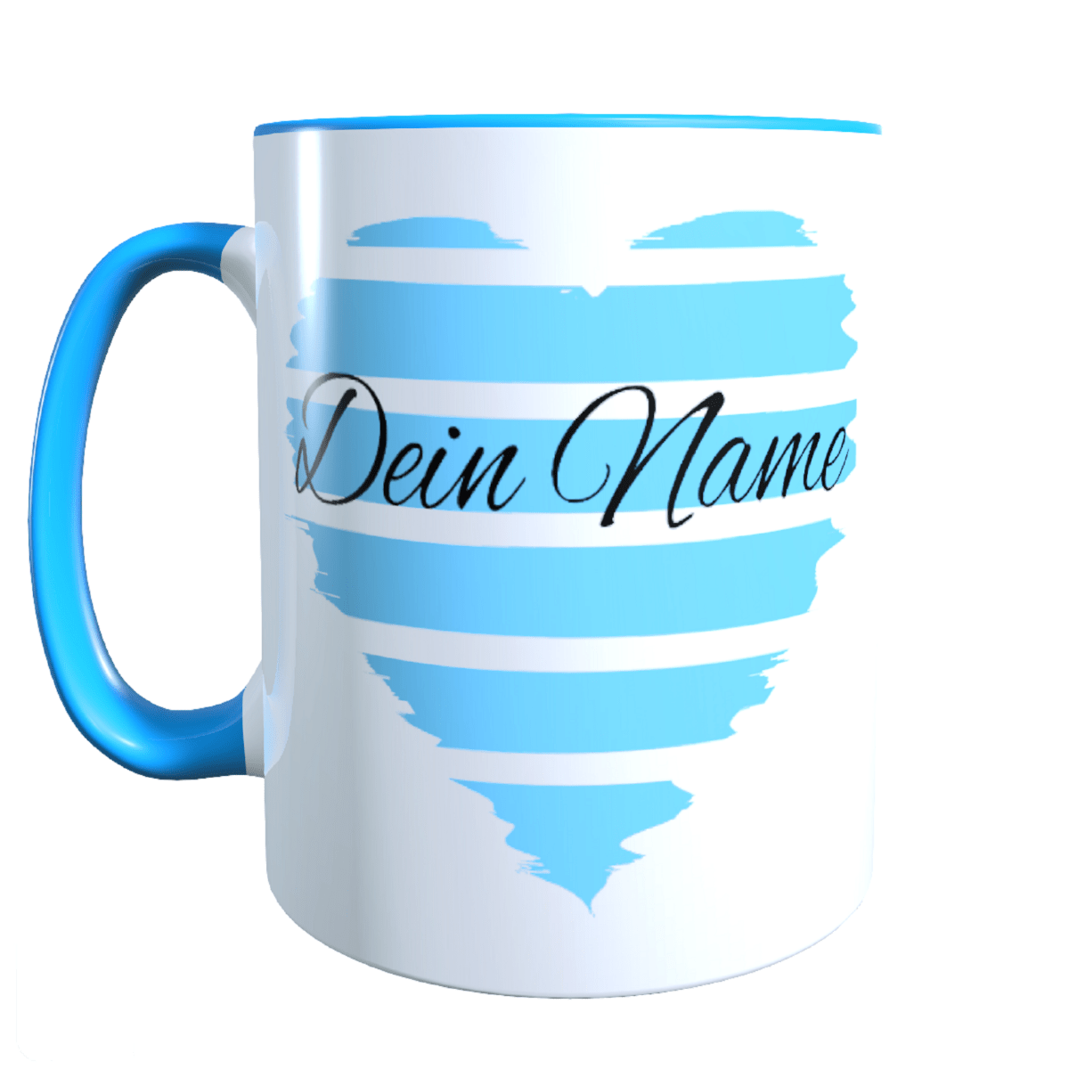 Personalisierte Tasse mit Namen Herz_0026T - Herz Jesu