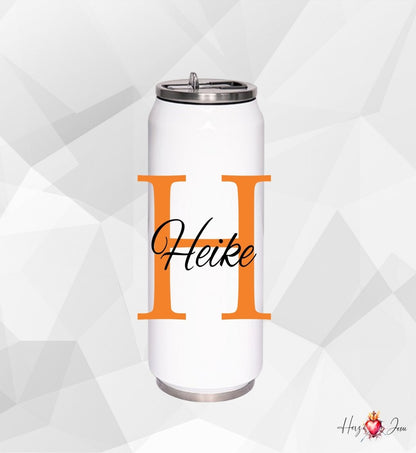Personalisierte Trinkflasche mit Namen Schule Thermobecher Geburtstag _0002E - Herz Jesu