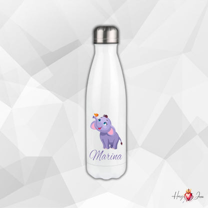 Personalisierte Trinkflasche mit Namen Thermobecher Geburtstag Tiere_0015E - Herz Jesu