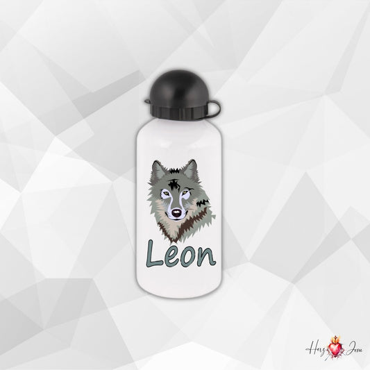 Personalisierte Trinkflasche mit Namen Thermobecher Geburtstag Tiere_0015E - Herz Jesu