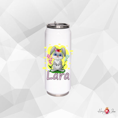 Personalisierte Trinkflasche mit Namen Thermobecher Geburtstag Tiere_0015E - Herz Jesu