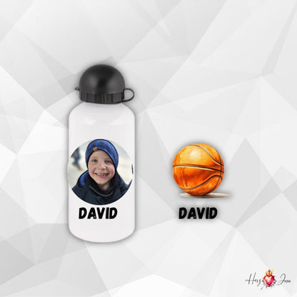 Personalisierte Trinkflasche mit Namen/Bild Wasserflasche Geburtstag Geschenkidee_0003E - Herz Jesu