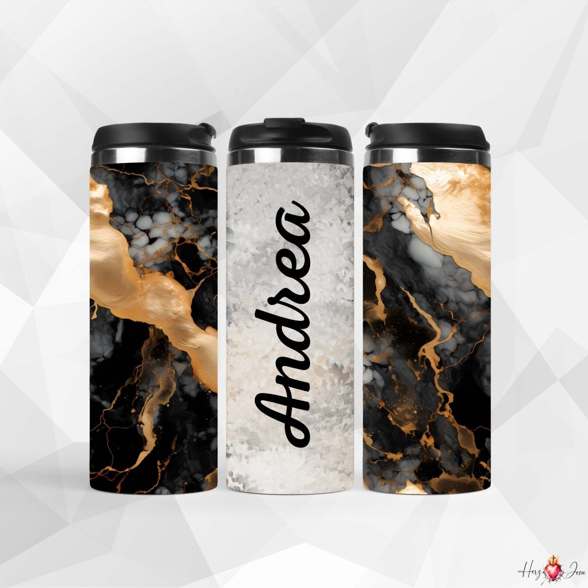 ✨ Personalisierter Kaffeebecher aus Edelstahl – Dein Name, dein Becher. 🎁 Ein originelles Geschenk für Weihnachten und besondere Momente_0020F - Herz Jesu