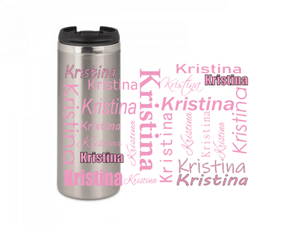 Personalisierter Kaffeebecher mit Namen Thermobecher_0001F - Herz Jesu