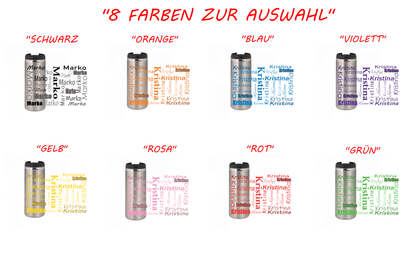 Personalisierter Kaffeebecher mit Namen Thermobecher_0001F - Herz Jesu