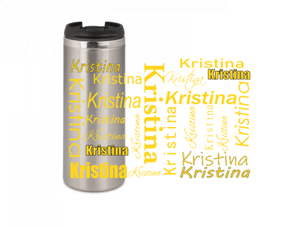 Personalisierter Kaffeebecher mit Namen Thermobecher_0001F - Herz Jesu