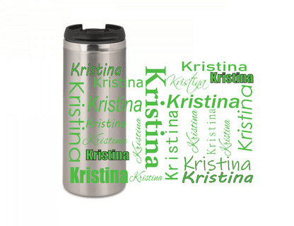 Personalisierter Kaffeebecher mit Namen Thermobecher_0001F - Herz Jesu