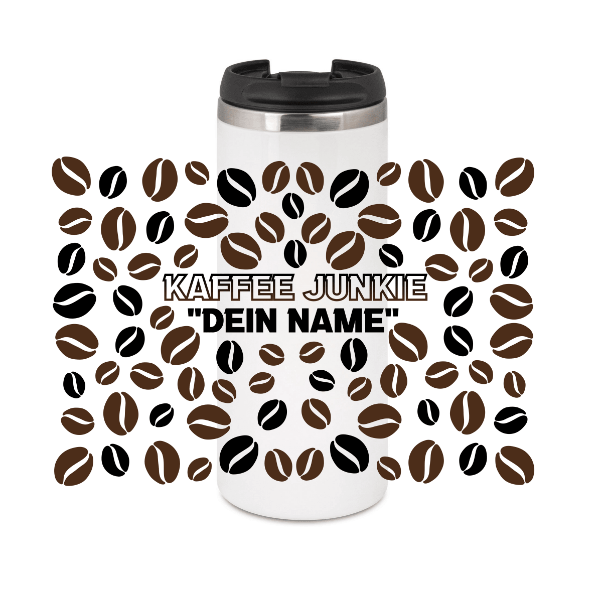 Personalisierter Kaffeebecher mit Namen Thermobecher_0008F - Herz Jesu
