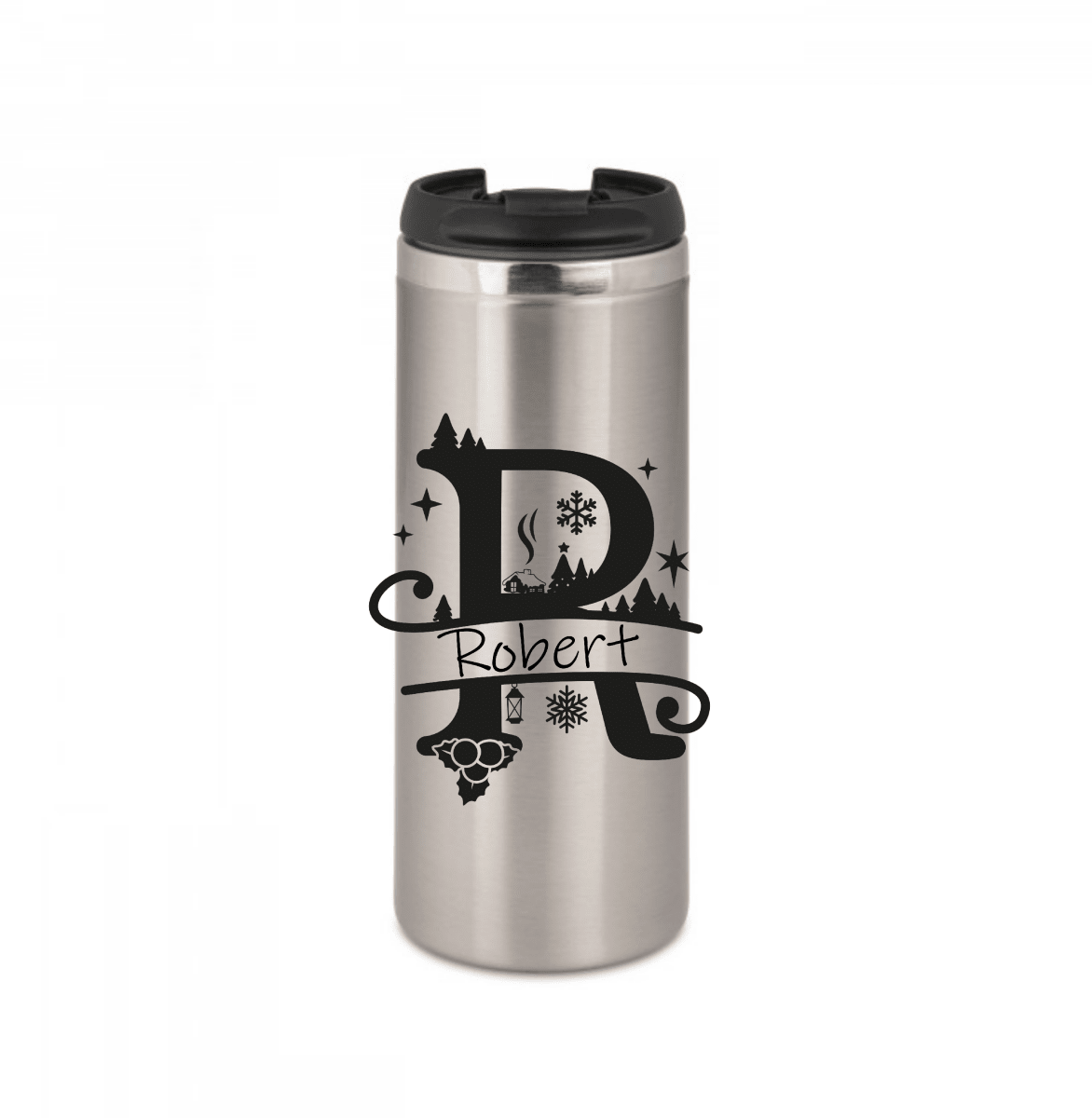 Personalisierter Kaffeebecher mit Namen Thermobecher_0012F - Herz Jesu